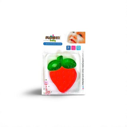 Baby Teether- Green & Red
