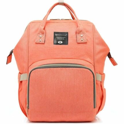 Orange Baby Diaper Backpack