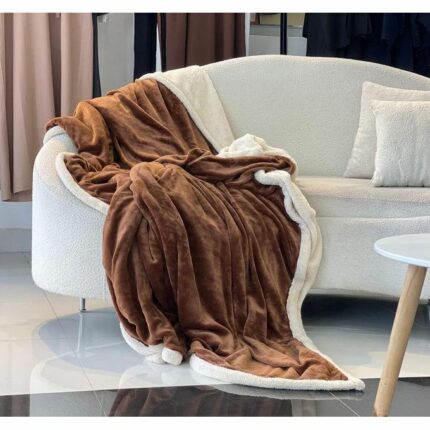 Cozy Comfort Warm Blankets (150*230)-Brown Marble