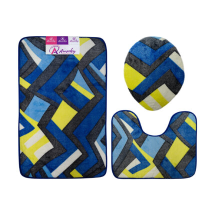 Toilet Set 3 PC Soft Flower